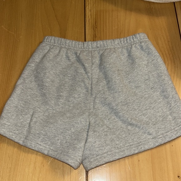 Aritzia Cozy Fleece Perfect Hi-Rise Mini Sweatshort 
“Heather Chrome” - Picture 2 of 3